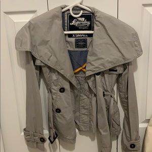 Superdry lightweight cropped trench coat